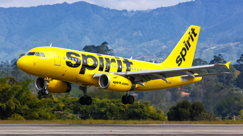 Yellow Spirit airplane 